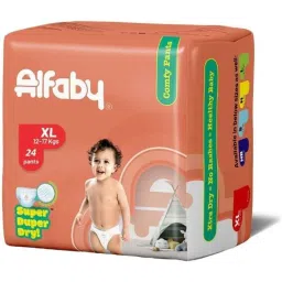 Alfaby 24 Pcs Cotton Extra Large Baby Diapers with 12 hrs Protection, BD_XL_24-image-63