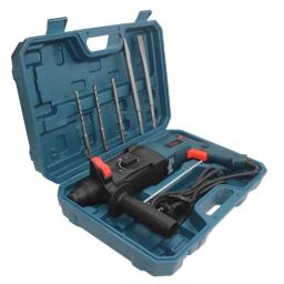 Hillgrove 1200W 26mm Rotary Hammer Drill Machine with 5 Bits &a; Carry Case, HG0082-27