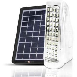 Pick Ur Needs 40W 44 SMD LED White Portable Rechargeable Solar Lantern with 3W Solar Panel, PK-1910-19