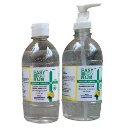 Easy Go Rub 70% Ethyl Alcohol 2x500ml &a; Dispenser Gel Based Hand Sanitizer Combo-61