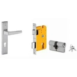 Dorset HL Series Atina 60mm Stainless Steel Door Handle Lock Set with Both Side Key Cylinder-picture-36