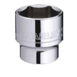 Stanley 3/4 inch 41mm 6 PT Chrome Vanadium Steel Hexagonal Drive Socket, STMT89341-8B-10