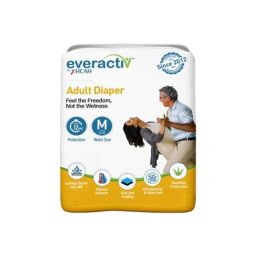 Everactiv 10 Pcs 28-45 inch White Polyethylene Adult Diaper with Aloe Vera &a; Wetness Indicator Set, KQ-RE6Y-CT9V, Size: M-image-13