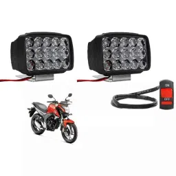 Cartronics 15 Led Fog Light with On/Off Switch for Honda Cb Hornet 160 R Set Of 2 Pcs, CAR-7I5DRK-picture-29