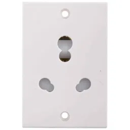 Anchor Penta 6/16A 2 Module White Universal Power Socket with 2 Fixing Holes, 14307 (Pack of 10)-picture-41