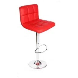 Chair Garage PU Leatherette Red Adjustable Height Bar Stool, CG09-image-51