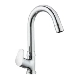 TROT Milan Brass Chrome Finish Table Top Swan Neck Cock with Swivel Spout Foam Flow, MLN-12-picture-19