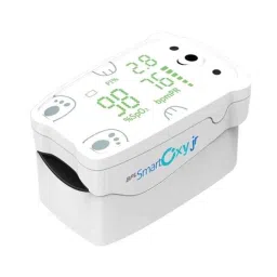 BPL Smart Oxy Jr Plastic White Fingertip Pulse Oximeter with OLED Display-5