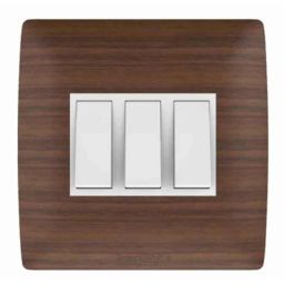 GreatWhite f-Wood 12 Module PVC Natural Wenge Modular Switchboard Plate, 20512-FNW-VL (Pack of 5)-image-67
