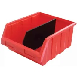 Aristo 380x320x170mm Plastic Red Industrial Bin with Partition, CRATE-100-picture-23