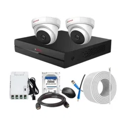 CP Plus 2.4MP Full HD Audio Indoor &a; Outdoor CCTV Combo Kit with 4Ch DVR, 2 Dome Camera, 4Ch SMPS, 70m Copper Cable, 500GB HDD &a; Connectors-29