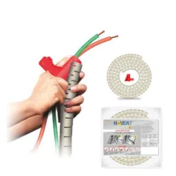 Noveau Safe-T-1ST 22mm 1.5mm Virgin HDPE Ivory Cable Zipper, NSFZ22IY0105 (Pack of 2)-image-55