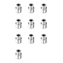Spazio 1 inch Brass Chrome Finish Extension Nipple (Pack of 10)-picture-8
