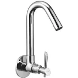 Gold Bell Sparkle Brass Wall Mount Chrome Basin Tap-image-42