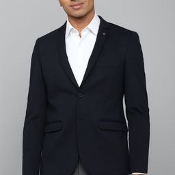 allen solly Men Solid Single Breasted Formal Blazer-picture-28