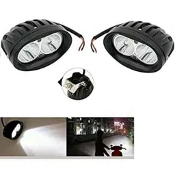 AOW (2 LED) 20W Oval Projector Fog Light Auxiliary Spot LED Light Off-Road Driving Lights LED Fog Lights for TVS Flame(Pack of 2)-28