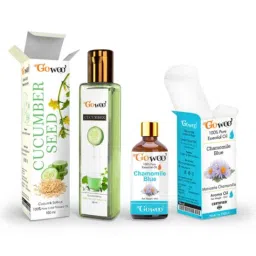 GoWoo 2 Pcs 10ml Natural undiluted Chamomile Blue Aroma Oil &a; 100ml Cucumber Seed Carrier Oil Set, GWOC307-P11+P173-picture-15