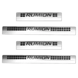 SureStrive 4 Pcs Stainless Steel Silver Footstep Sill Plate Set without LED for Toyota Rumion All Model-image-96