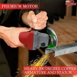 HPD Shakti 900W 100mm Plastic Red Angle Grinder with Copper Motor, HPD-FS-AG1 image 4