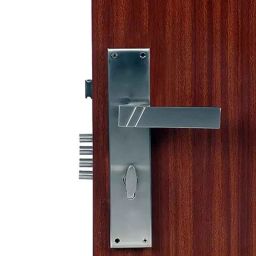 Handle Waala Sierra 10 inch 60mm Stainless Steel Satin Finish Cylindrical Plate One Side Key Mortise Door Lock Set-image-94