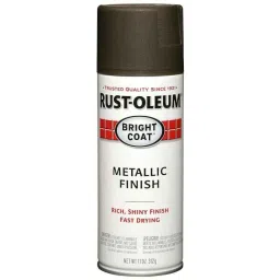 Rust-Oleum 7713830 312g Dark Bronze Stops Rust Bright Coat Metallic Spray Paint for DIY Decoration-image-68