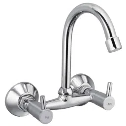 Zoie Mini Brass Silver Chrome Finish Sink Mixer with Swivel Spout, Z20018-picture-22