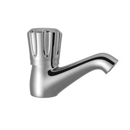 RN 15mm Brass Chrome Silver Pillar Washbasin Tap, RNCIPC0006-31