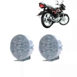 Cartronics 9 Led Small Round Auxiliary Bike Fog Lamp Light Assembly White for Tvs Fiero F2, CAR-AP88M2-picture-8