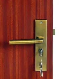 Handle Waala MG303 8 inch 60mm Stainless Steel Antique Brass Finish Cylindrical Plate Both Side Key Mortise Door Lock Set-picture-43