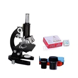 SSU Medical Microscope with 50 Blank Slides And Cover Slips (Contains 10x,45x And 100x Oil Immersion Objectice, 10x And 15x Wf Eye-Piece)-47