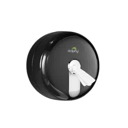 Dolphy ABS Black Wall Mounted Center Pull Toilet Roll Dispenser Holder, DTPR0033-image-85