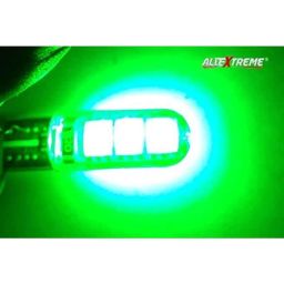 AllExtreme EXT10G2 3W T10 6 SMD Green Interior Pilot License Plate Dome Indicator LED Parking Light for Car, Bike &a; Motorcycle (Pack of 2)-7