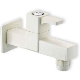 Sparsh Pearl LD-1262 Ludo 15lpm Plastic White Long Body Bib Tap Faucett for Bathroom &a; Kitchen-picture-27