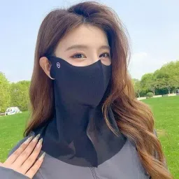 Ice Silk Face Mask Breathable UV Protection SunscreenFace Shaping Mask-image-39