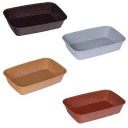 plantex Planet Plastic Multicolour Rectangular Multipurpose Storage Box (Pack of 4)-picture-22