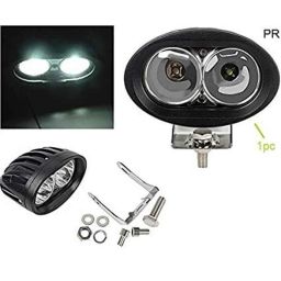 AOW (20W) Oval Projector Fog Light Auxiliary Spot LED Light Off-Road Driving Lights LED Fog Lights for Nissan Teana (Pack of 2)-19