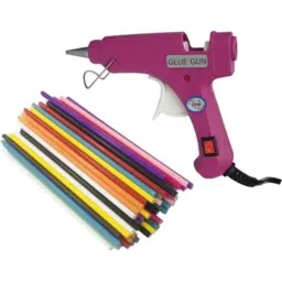 Bandook 20W Purple Glue Gun with 25 Pcs Fluorescent Glue Sticks-image-85
