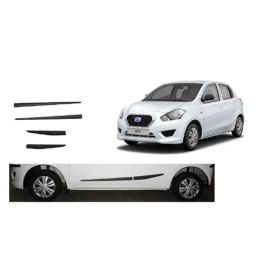 SureStrive 4 Pcs Black Side Door Car Beading Set for Datsun Go All Model-18