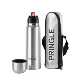 Pringle Flipper 750ml Stainless Steel Silver Vacuum Insulated Flask with Cover (Pack of 5)-image-31