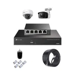 TP-Link VIGI C330I &a; 230I 3MP Indoor &a; Outdoor Network IP Combo Kit with 4 Channel NVR, 2 Cameras, 5 Port POE Switch, D-LINK 100M LAN Cable-picture-4