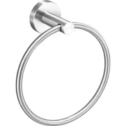 Alturas Stainless Steel Silver Chrome Wall Mounted Round Towel Ring for Bathroom-picture-0
