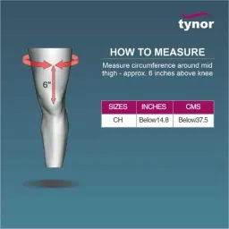 Tynor Gray Knee Immobilizer for Child image 3