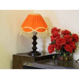 Tucasa Table Lamp with Fringe Shade, LG-70, Weight: 650 g-image-87