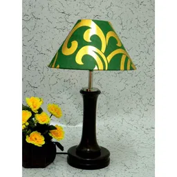 Tucasa Fashionable Wooden Table Lamp, Green &a; Golden Shade, LG-1001-image-44