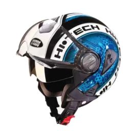 Studds N1 Expanded Polystyrene Black &a; Blue Open Face Helmet, Size: Extra Large-picture-44