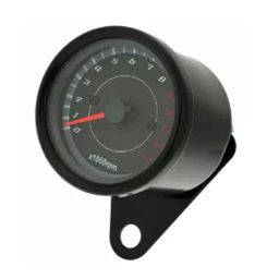 ASRYD Aluminium Black AnalogRpm Speedometer for All Bikes-25