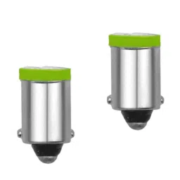 AllExtreme EXTT1G2 2 Pcs BA9S 4 SMD 1W Green LED Parking Light Set-29