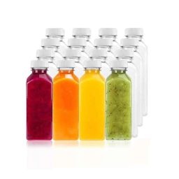 Divatos 350ml Plastic Transparent Round for Milk Juicing &a; Multi Use, DIPB350MLTW (Pack of 10)-5