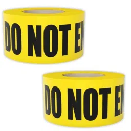 Singhal 3 inchx50m 35 Micron Yellow Do Not Enter Barricade Tape, DNE-Tape-P2 (Pack of 2)-image-56