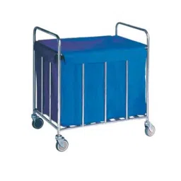 Wellsure Healthcare Stainless Steel Linen Trolley with Square Canvas Bag, WSH-1532-picture-46